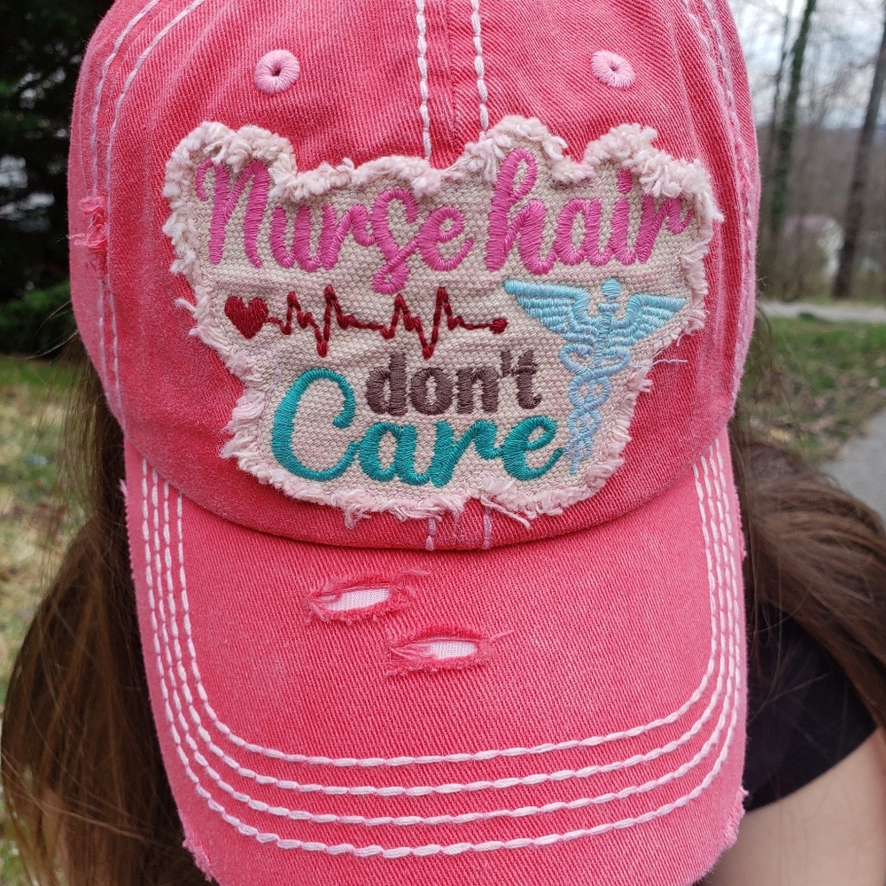embroidered hat